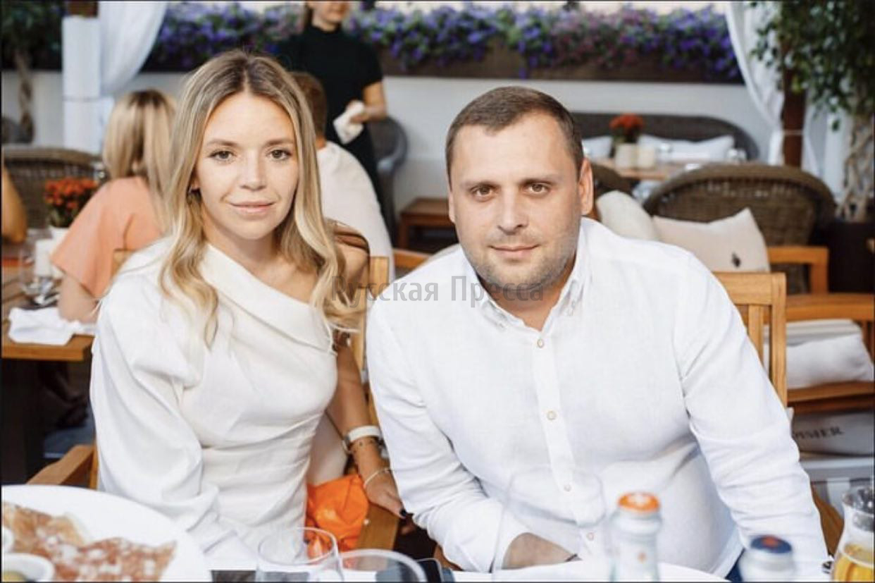 Антон Малько со второй женой, Анной Захаровой