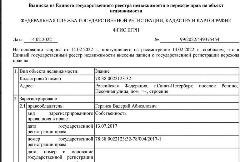 Валерий Гергиев унаследовал мимо декларации.