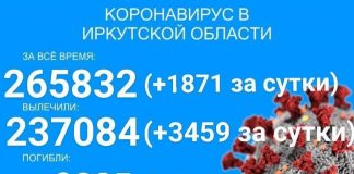 Более 1,8 тысячи новых случаев COVID-19 выявили за сутки в Прибайкалье