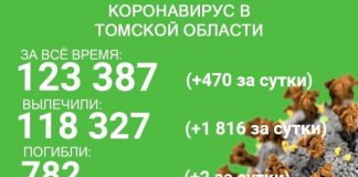 Коронавирус выявлен у 470 жителей Томской области, двое погибли