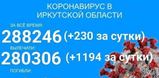 230 новых случаев COVID-19 зарегистрировано в Прибайкалье за сутки
