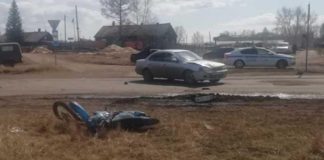 Несовершеннолетний байкер пострадал в ДТП в Вихоревке
