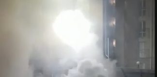 Стройплощадка ЖК «Родные берега» горела в Иркутске