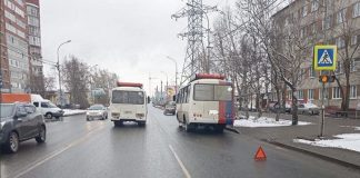 В Томске автобус наехал на пешехода на «зебре»