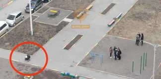 Видео: красноярцы бросили ребёнка в коляске ради массовой драки