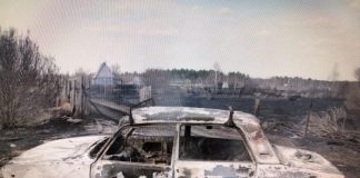 Автомобиль сгорел в Зиме из-за окурка