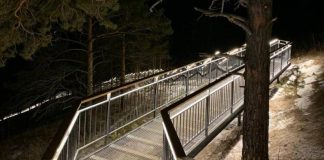 Лестницу на Торгашинском хребте закроют на ремонт. Всего спустя 5 месяцев после открытия