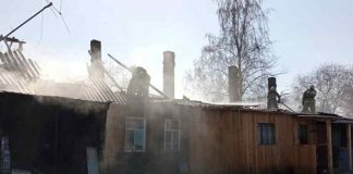 Под Новосибирском произошел пожар в многоквартирном доме