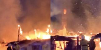 Под Новосибирском сгорел дом. До пожара жильцы жарили шашлыки