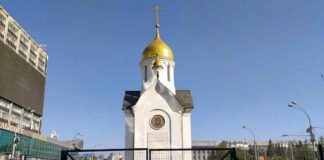 В центре Новосибирска закрыли часовню