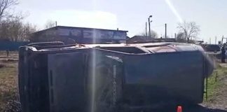 В Черемхово пьяная автомобилистка перевернулась в кювет