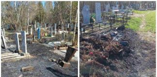 В Новосибирске неизвестные подожгли могилы