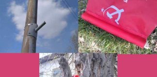 В Новосибирске сорвали флаги с символикой Дня Победы