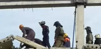В Красноярске два человека погибли из-за обрушения бетонной плиты в недострое
