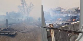 В Красноярском крае ввели режим ЧС из-за ураганного ветра и крупных пожаров
