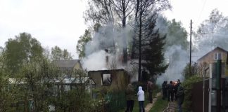 Житель Томского района обжёг кисти рук на пожаре в дачном двухэтажном доме