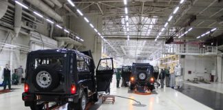 УАЗ разобрали по частям