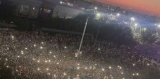 Появилось видео массовых протестов в Узбекистане