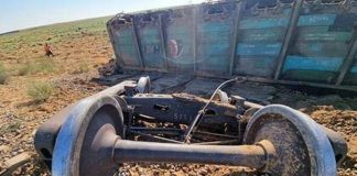 Уголовное дело возбудили после схода 12 вагонов грузового поезда в Дагестане