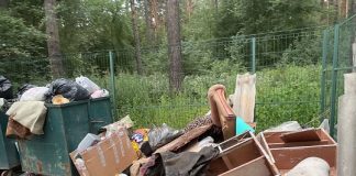 В Аникино из грузовика вывалили крупногабаритный мусор. Личность водителя устанавливается