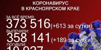 В Красноярском крае уже более 600 заболевшим ковидом в день