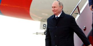Владимир Путин прибыл в Астану на встречу СВМДА