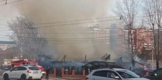 В Иркутске сгорело кафе «Арабика»