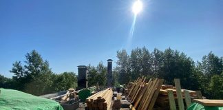 Активная фаза ремонта крыши на Кулагина, 35 в Томске должна завершиться к концу июня