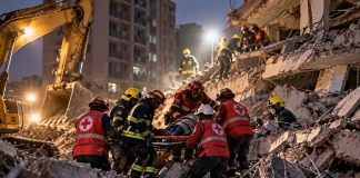 После обрушения дома в Найроби спасатели извлекли из завалов уже шестерых