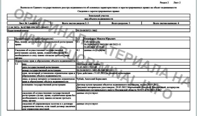 Чубайс из Турции переписывает свое поместье за $47 млн