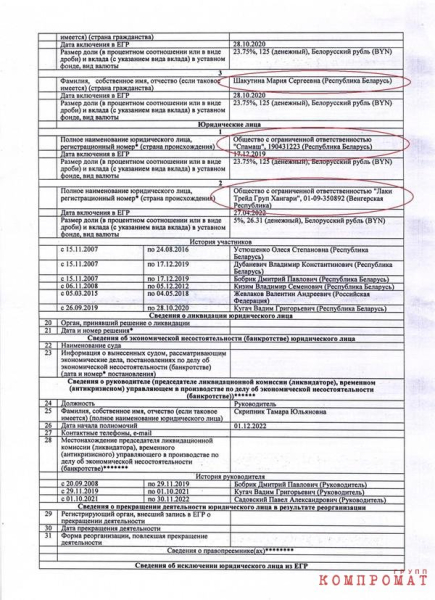 Поддержка бизнеса миллионера Александра Шакутина обошлась бюджету Белоруссии в $100 млн