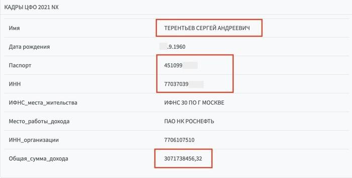 Налогоплательщик, похожий на Игоря Сечина.