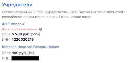 Угольные дела Царица пахнут Лисиным и Махмудовым