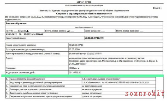 Связанный с организатором подпольных казино Бажановым совладелец букмекерской конторы Winline купил "проклятую дачу" в Горках-2