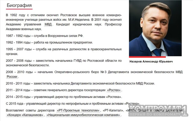 Почему зам генерального директора Ростеха Александр Назаров не попал в санкционные перечни Швейцарии, в какой он держит свои миллионы?