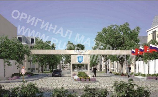 Истребитель идет на таран жилых домов