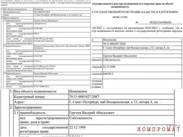 Земли, дома, парки и другая недвижимость в Италии на &euro;100 млн для главы Мариинки от поклонницы