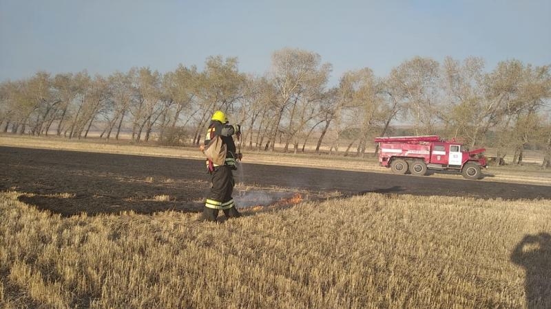 9 пожаров за март. Красноярские пожарные уже начали борьбу с возгораниями на природе