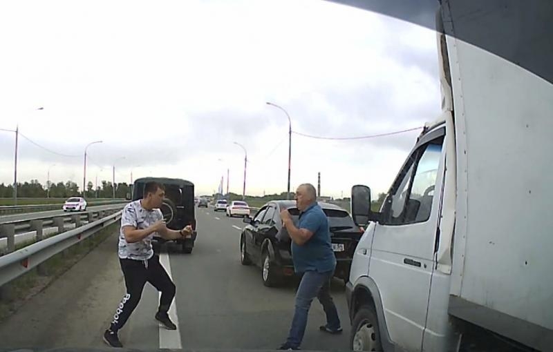 Бесконтактный бой: жители Новосибирской области стали очевидцами необычной потасовки