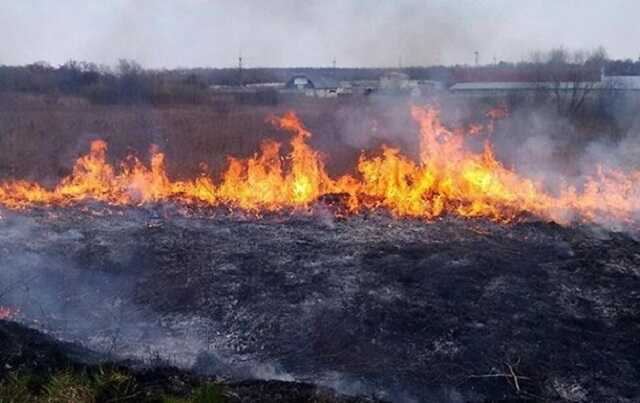 В Херсонской области пылает село