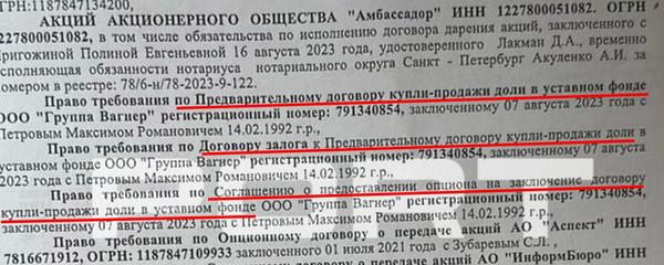 Бизнес-тылы Евгения Пригожина.