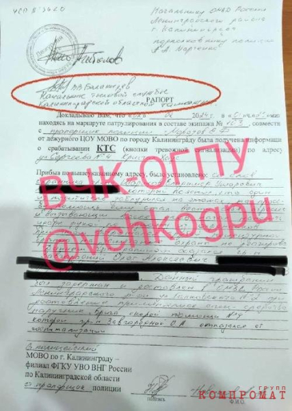 Начальник тыла ФТС после пьянки с замглавы ведомства в отеле Калининграда, подрался с охраной, росгвардейцами и ночевал в "обезьяннике"