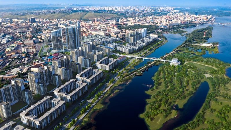 Красноярску пообещали новый центр города к 400-летнему юбилею