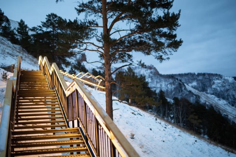 Лестница из Красноярска попала в Книгу рекордов России