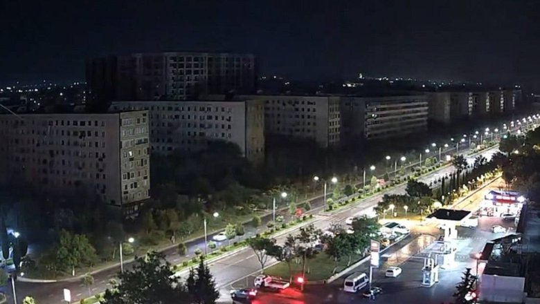 Момент отключения электричества в Грузии попал на видео