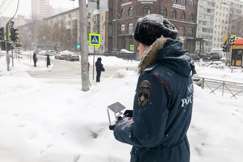 Над Новосибирском запустили беспилотники