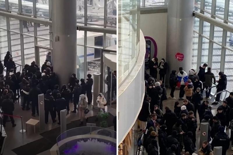 Новосибирская полиция разогнала подростков подражателей «ЧВК Редан» в ТРЦ «Галерея»