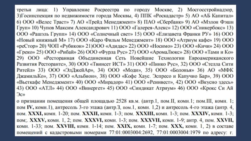 Почему часть ТЦ "Атриум" на Садовом кольце хотят снести, а его владельцы живут и платят налоги в США