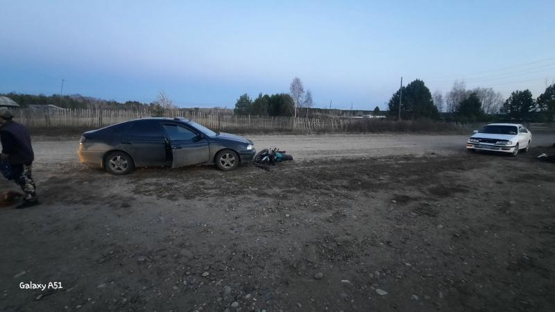Подросток на мотоцикле попал в ДТП в Зиминском районе