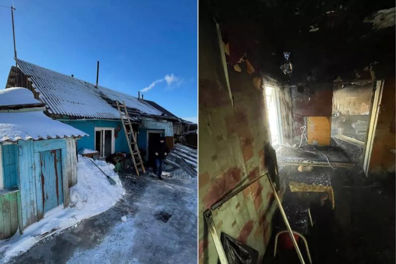 Подросток погиб при пожаре в Красноярском крае. Он жил один
